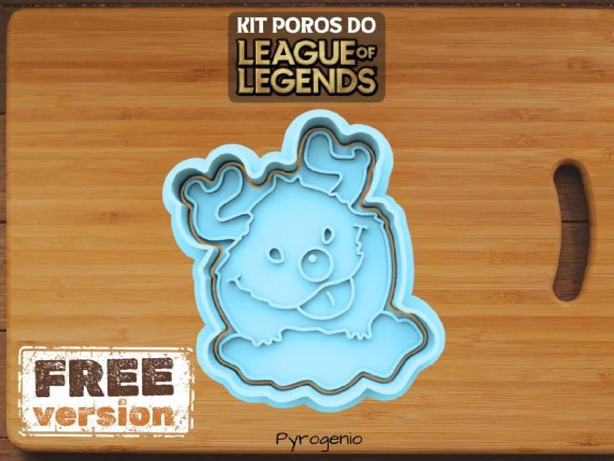 Cortador de biscoitos Poro (League of Legends)