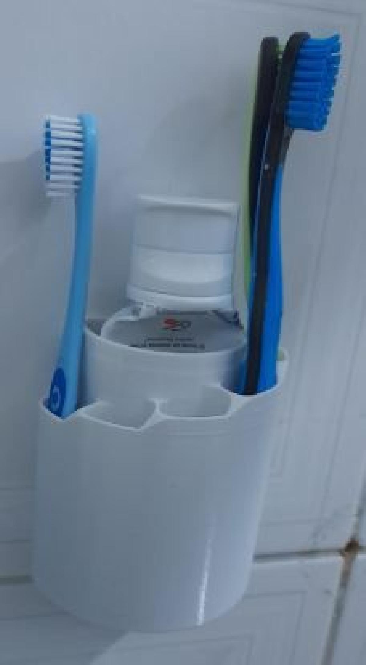 Suporte para Escova de Dente (Parede ou Pia)