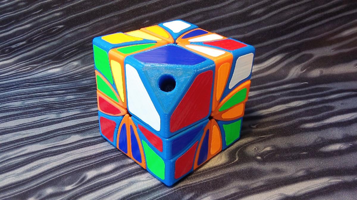 Cubo Magico Assimetrico Dino 2x2