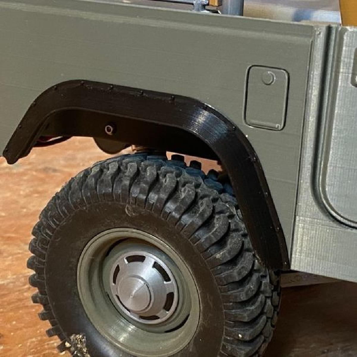 Arcos de Para lamas Traseiros 9/10 do Modelo Bamboo 3dsets