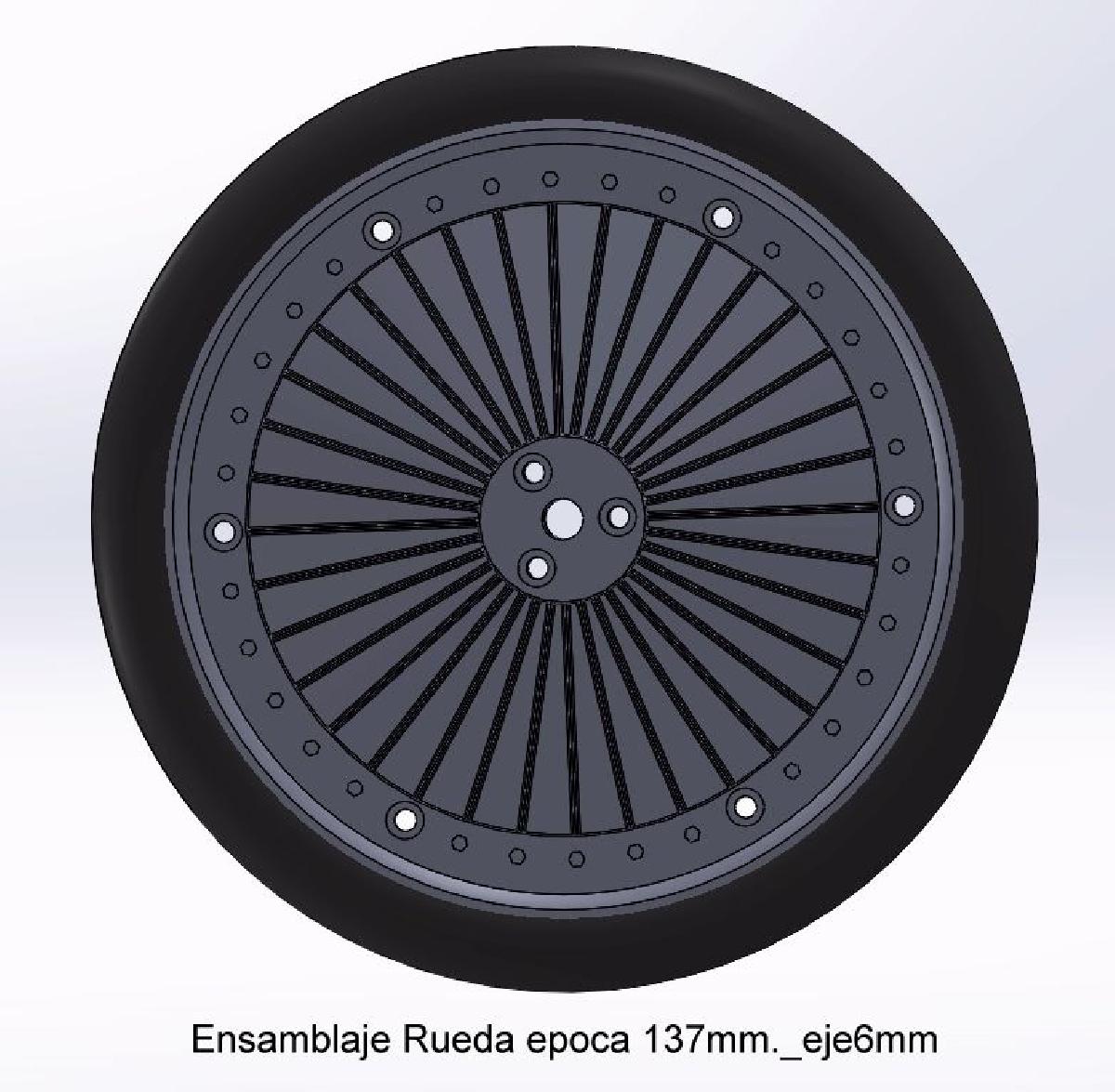 R C Roda Vintage 137mm