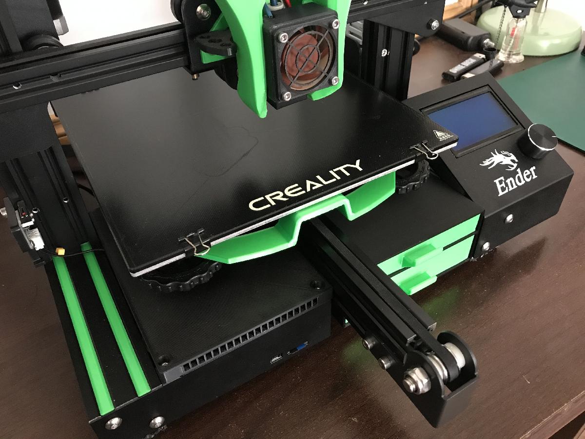pequena alca da cama Ender 3 (e Ender 3 V2)