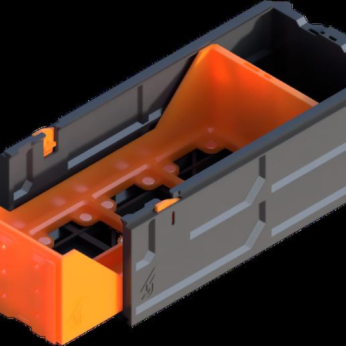 GEN2 1x1 Grelha Decorativa Magnetica com uma Gaveta   PADRAO