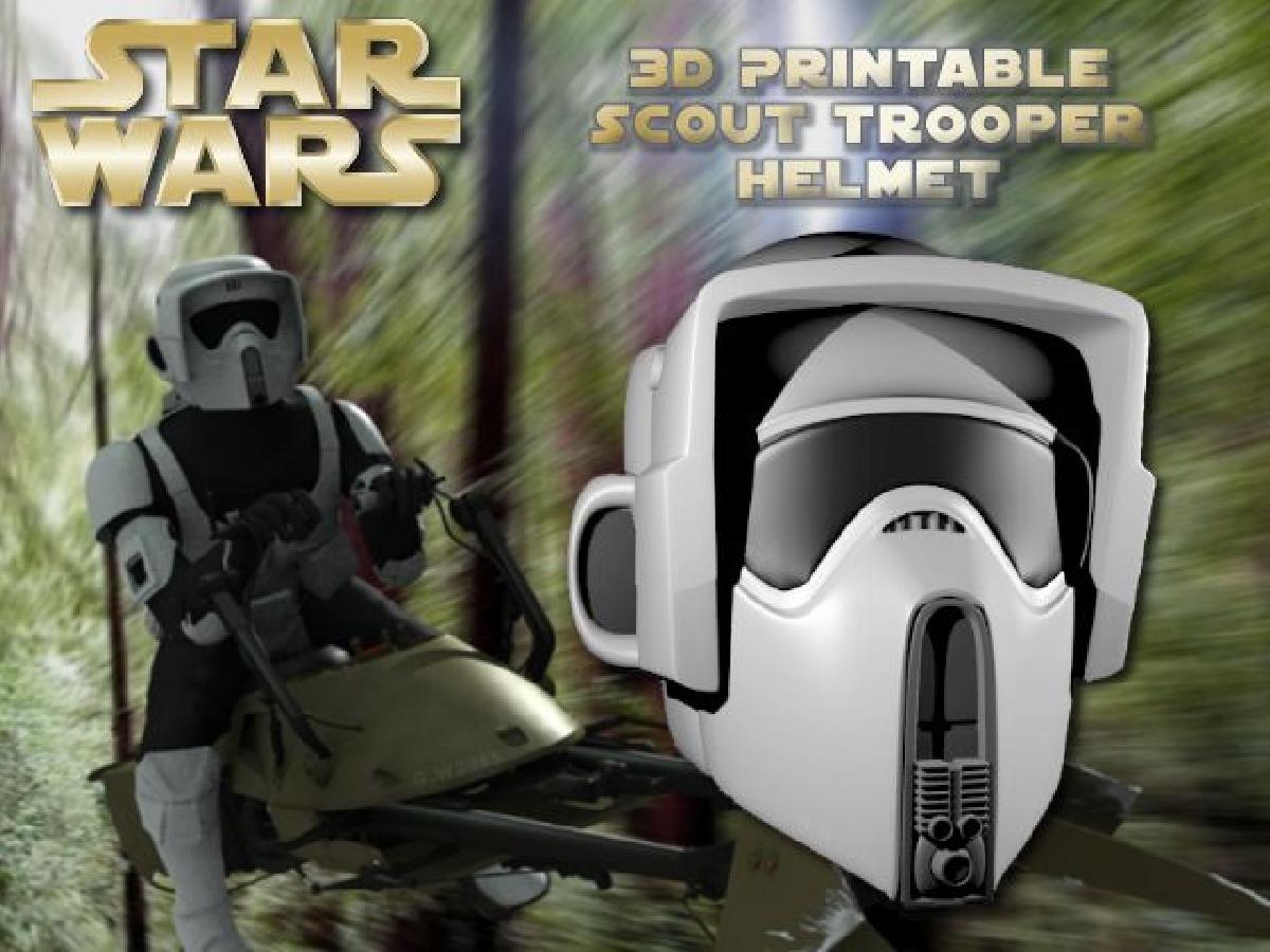 Capacete Scout Trooper (alta resolucao)