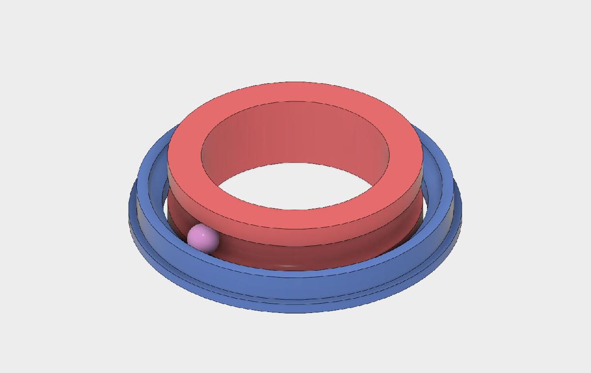 Rolamento 30x55x13mm usando BBs de 6mm