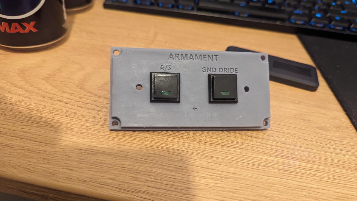 Painel de Armamento AH 64D Apache KD 2 22 SW