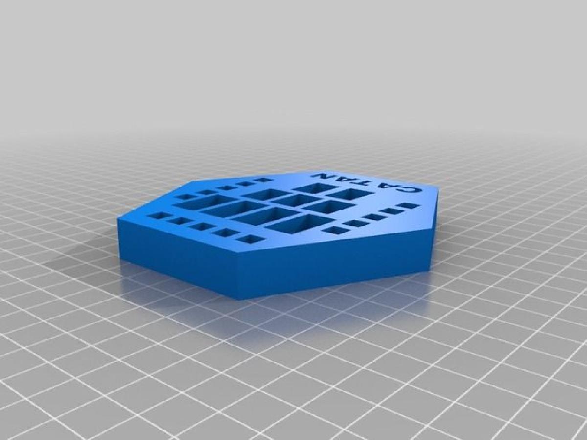 Suporte para pecas de Catan