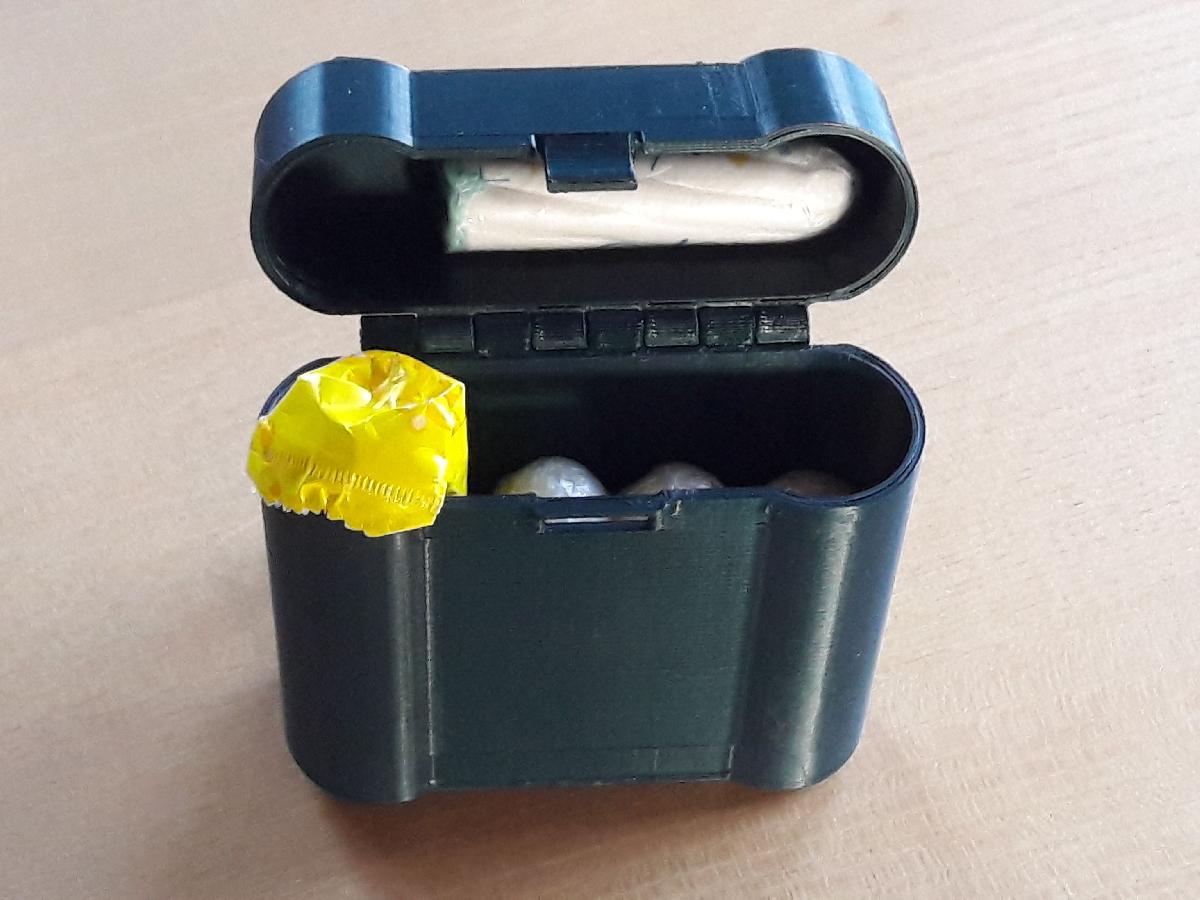 Caixa de tampoes para bolsa Caixa de tampoes para bolsa de mao