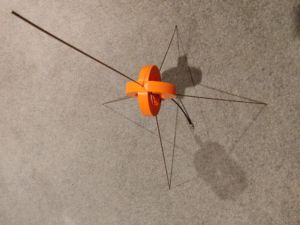 Antena de Plano de Terra de 1/4 de Onda Mk III