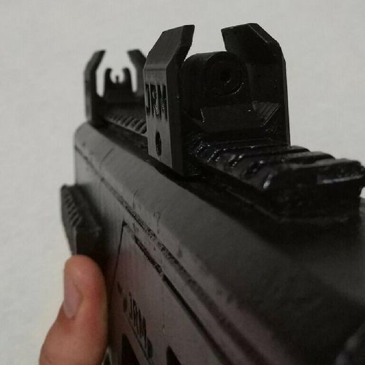 Miras de ferro para trilho Picatinny