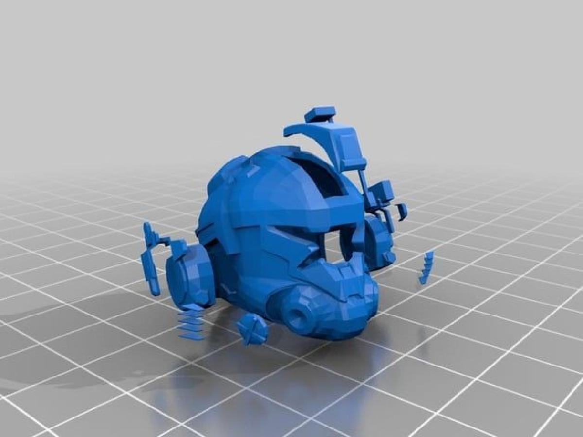 Capacete de Piloto TitanFall Remodelado
