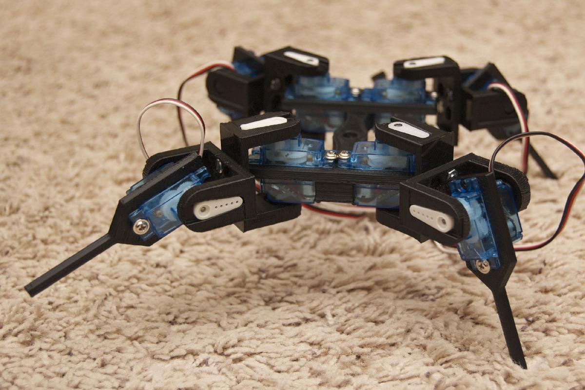 Mini Quadrupede otimizado para servos 9G