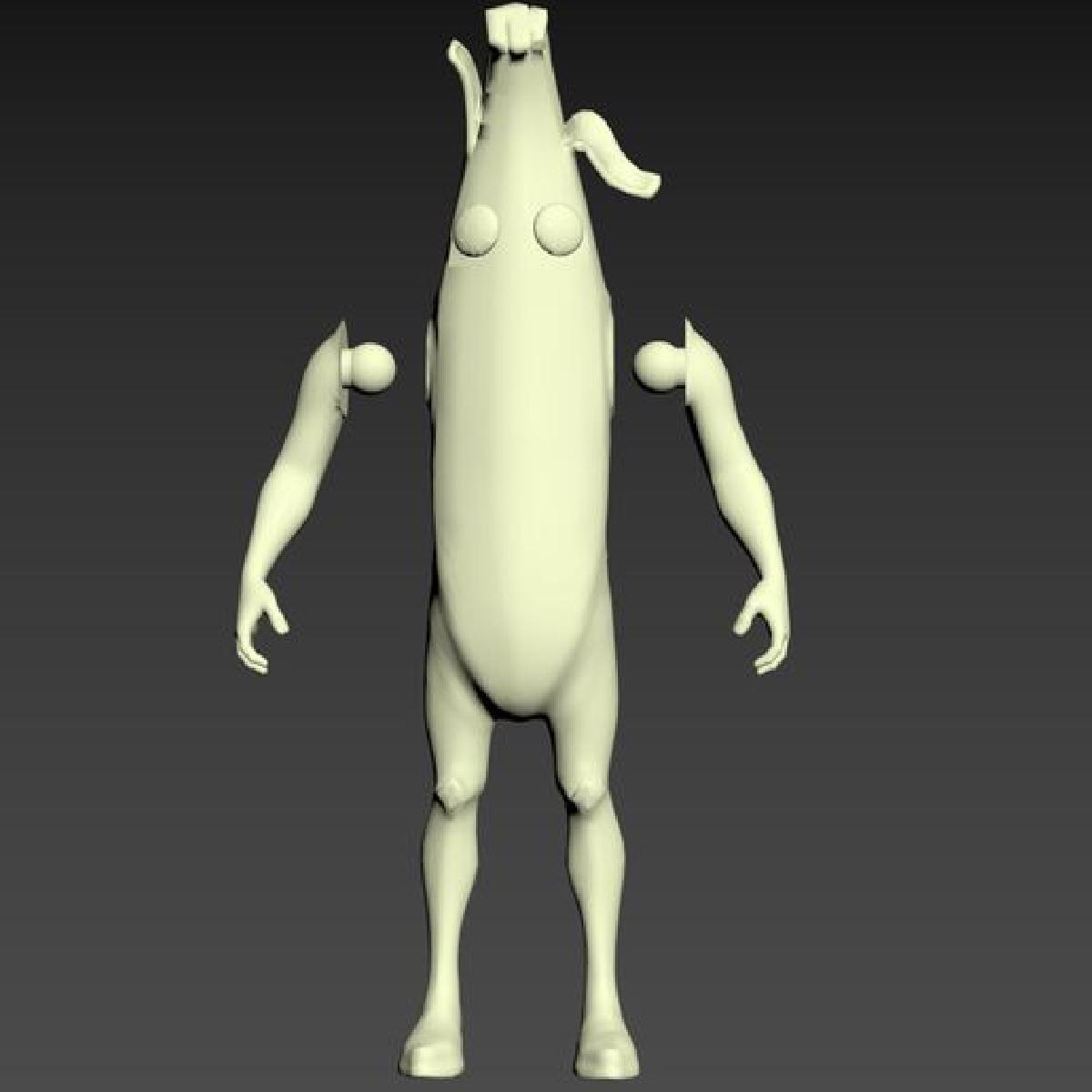 Boneco de Acao Banana do Fortnite
