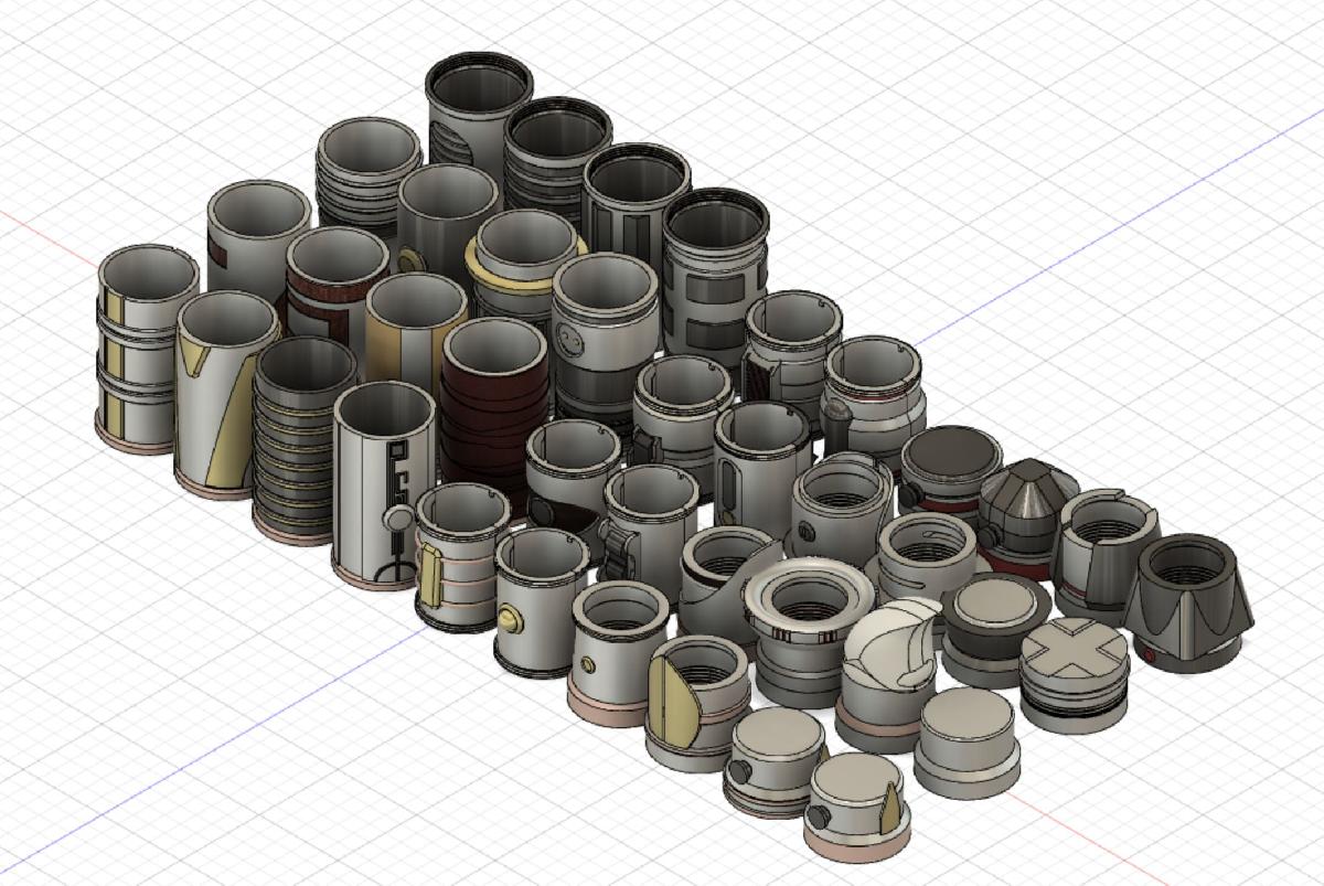 Metal Sucata v2 (Kit de Sabre de Luz)