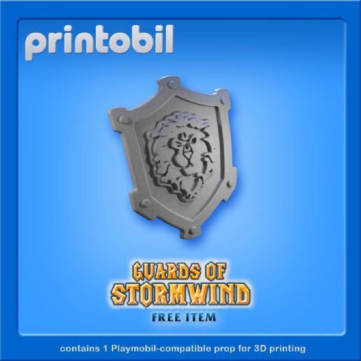 ESCUDO DA GUARDA DA TEMPESTADE PECAS COMPATIVEIS COM PLAYMOBIL PARA PERSONALIZADORES