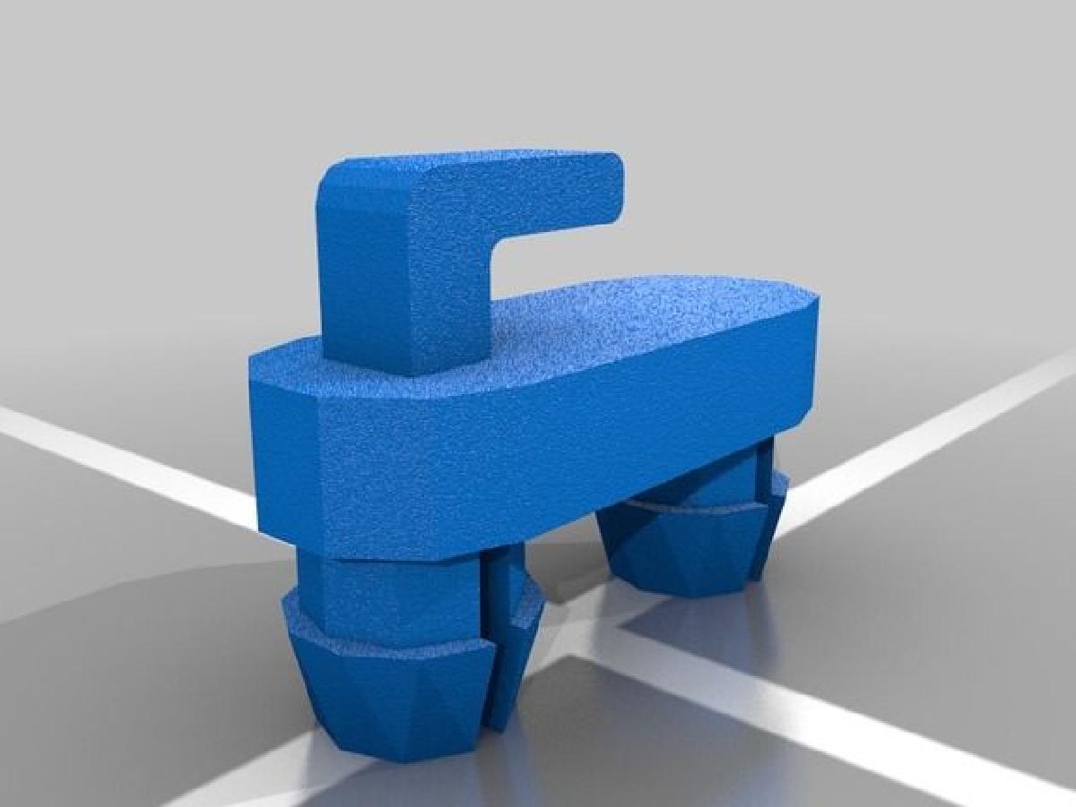 Encaixe de gatilho para pistola de cola quente.