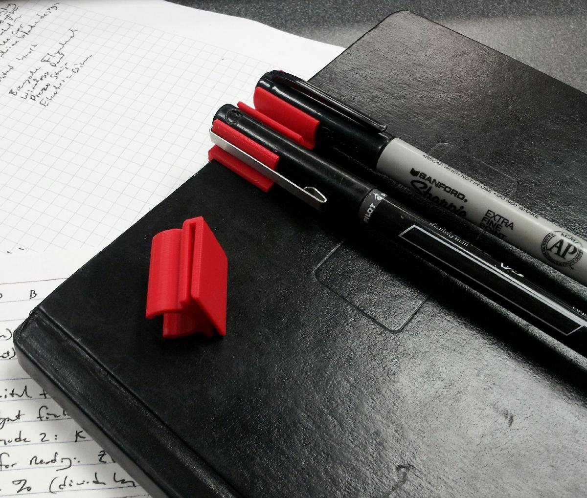 Suporte para caneta de capa de livro