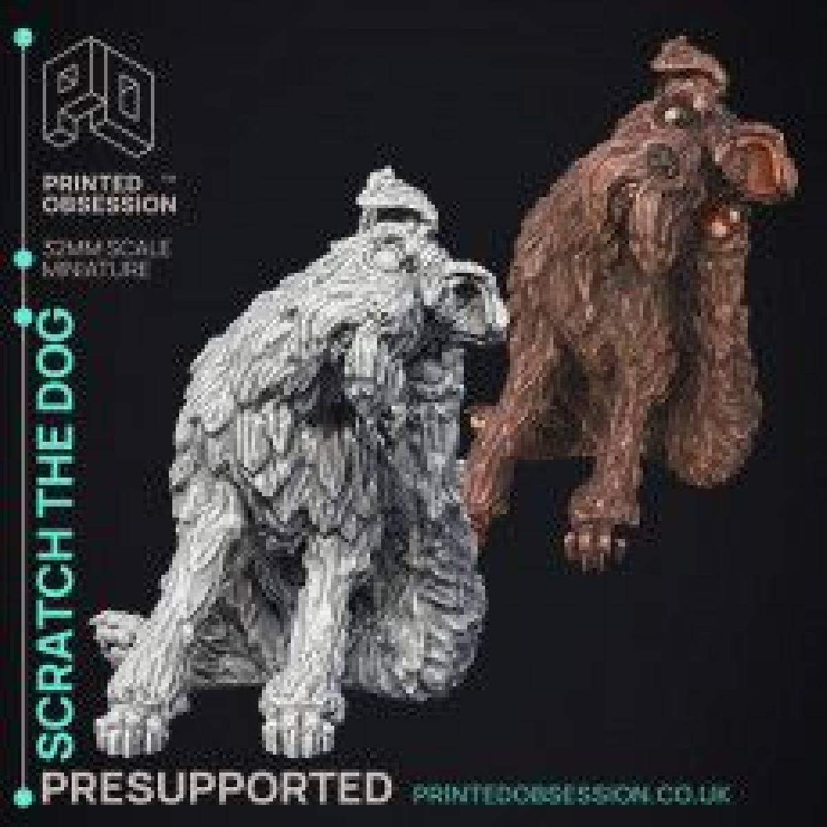 Scratch   Cao NPC   SUPORTADO   Ilustracao e Estatisticas   escala 32mm