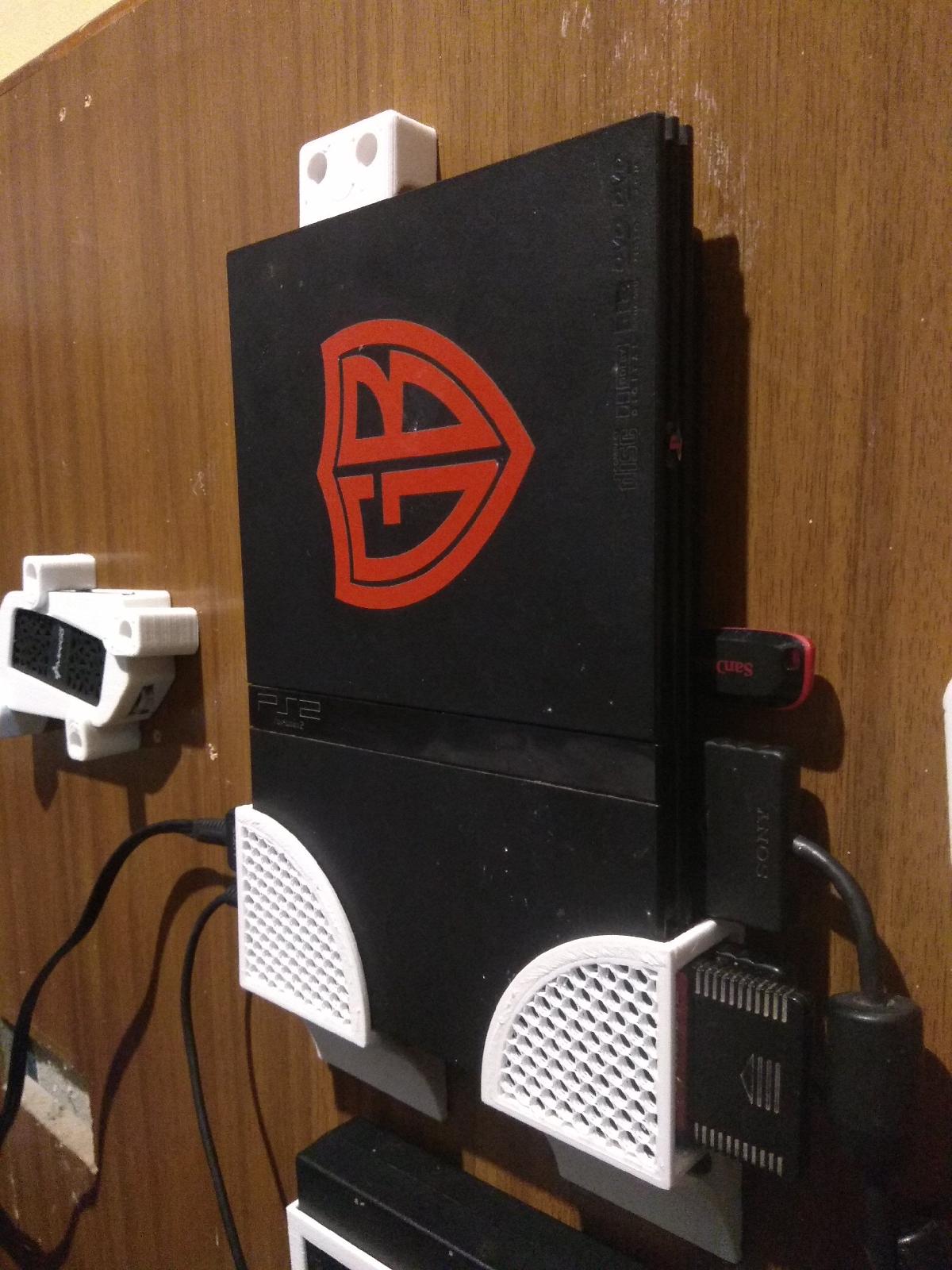 Suporte de Parede para PS2 Slim