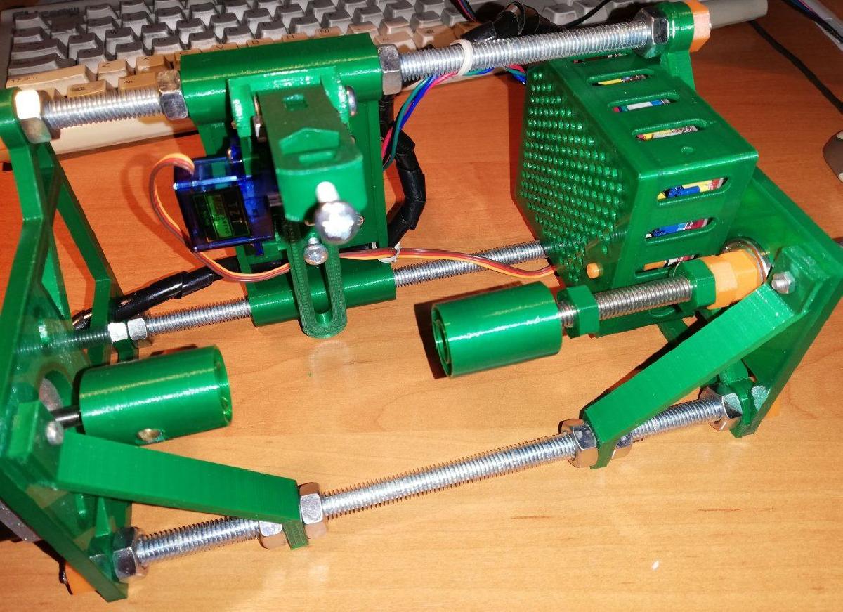 Case do escudo CNC V4 redesenhado do Eggbot