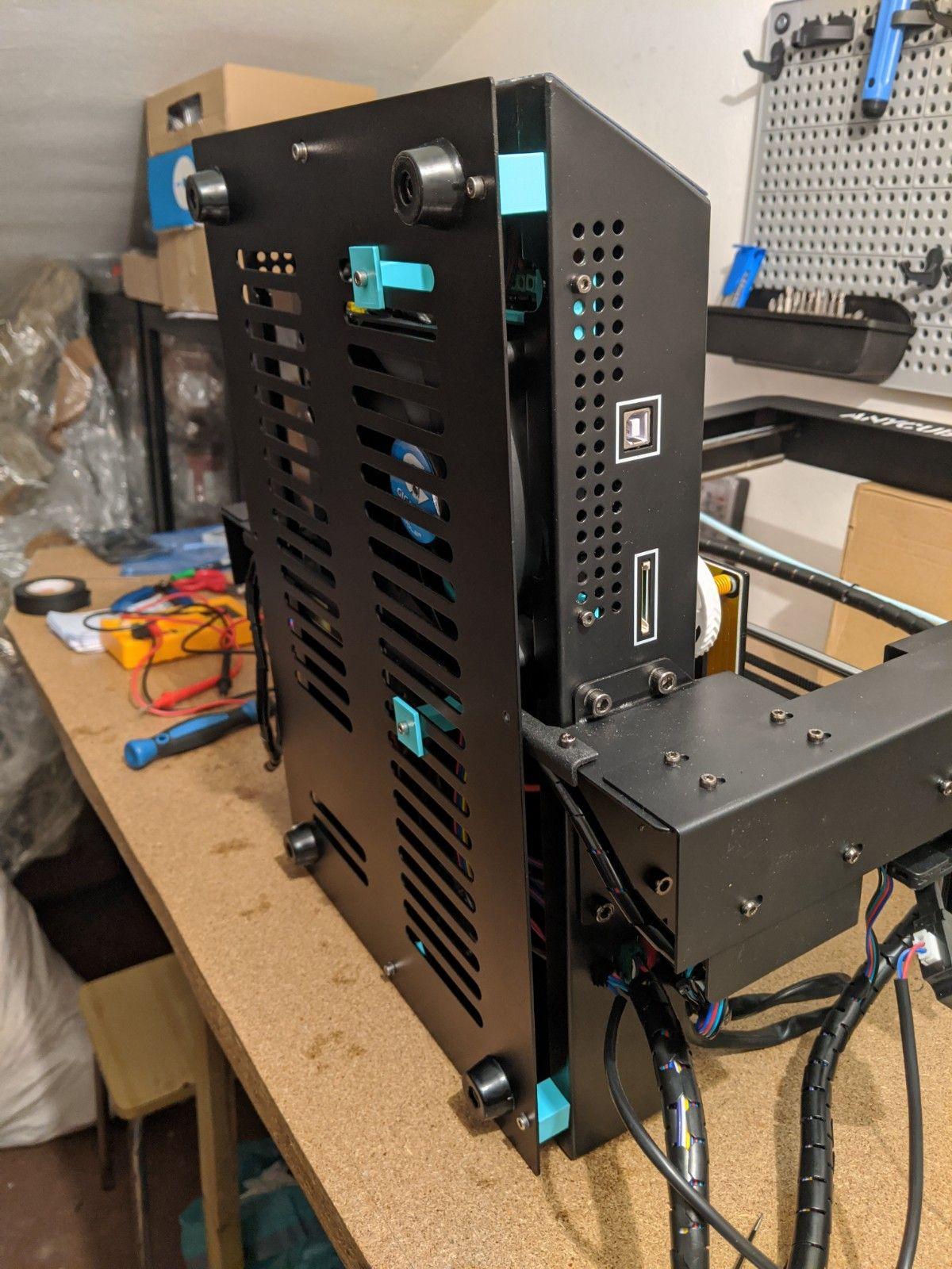 Suporte ventilador 120x120x25mm Anycubic I3 Mega