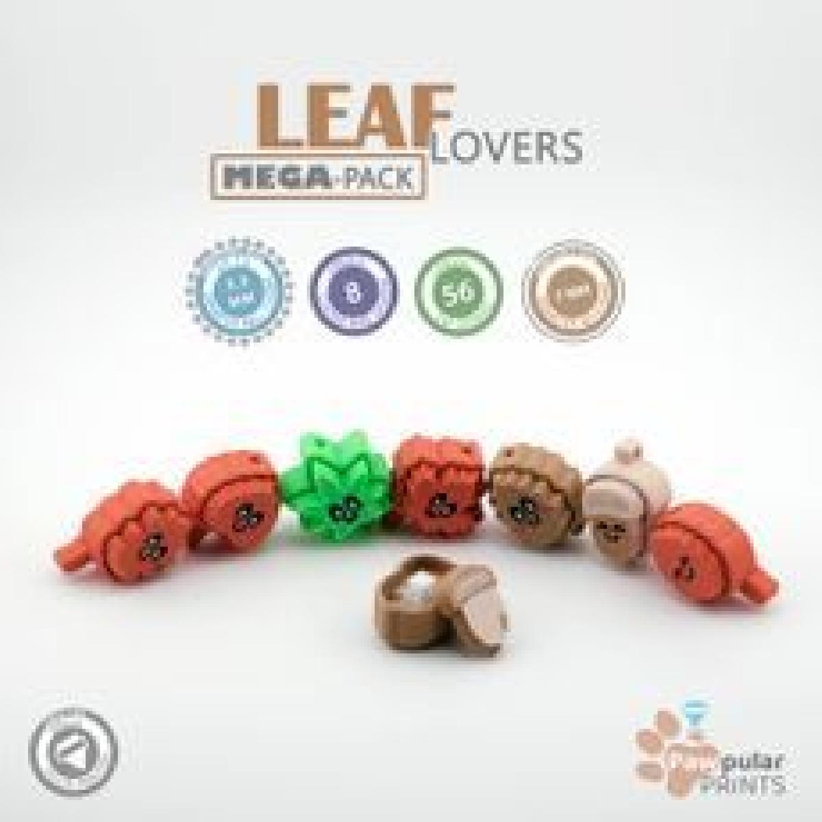 Pacote MEGA de Amantes das Folhas   Chaveiro Fidget [Uso Privado Somente]🍁🍃