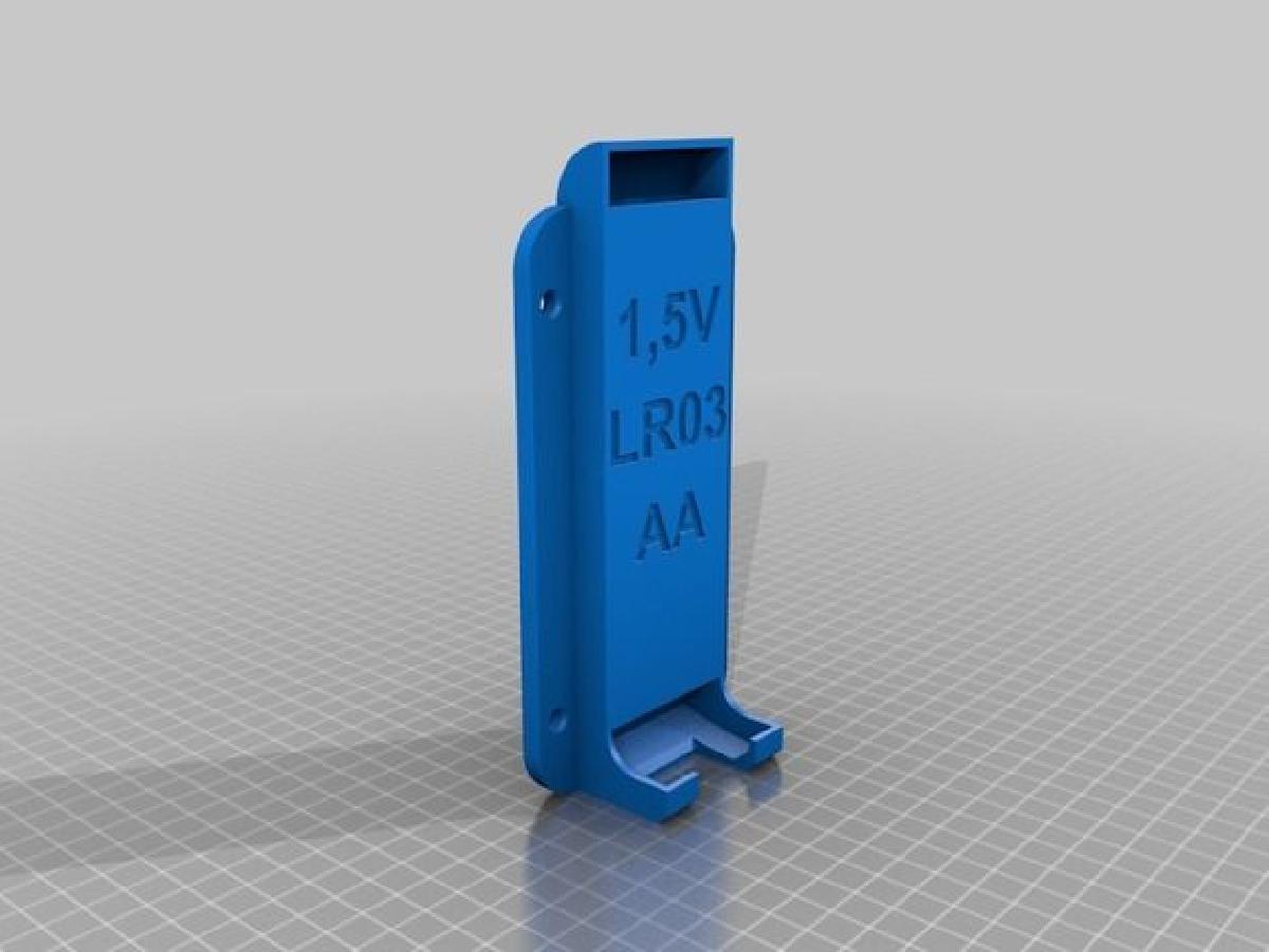 suporte de bateria parede LR03 AAA
