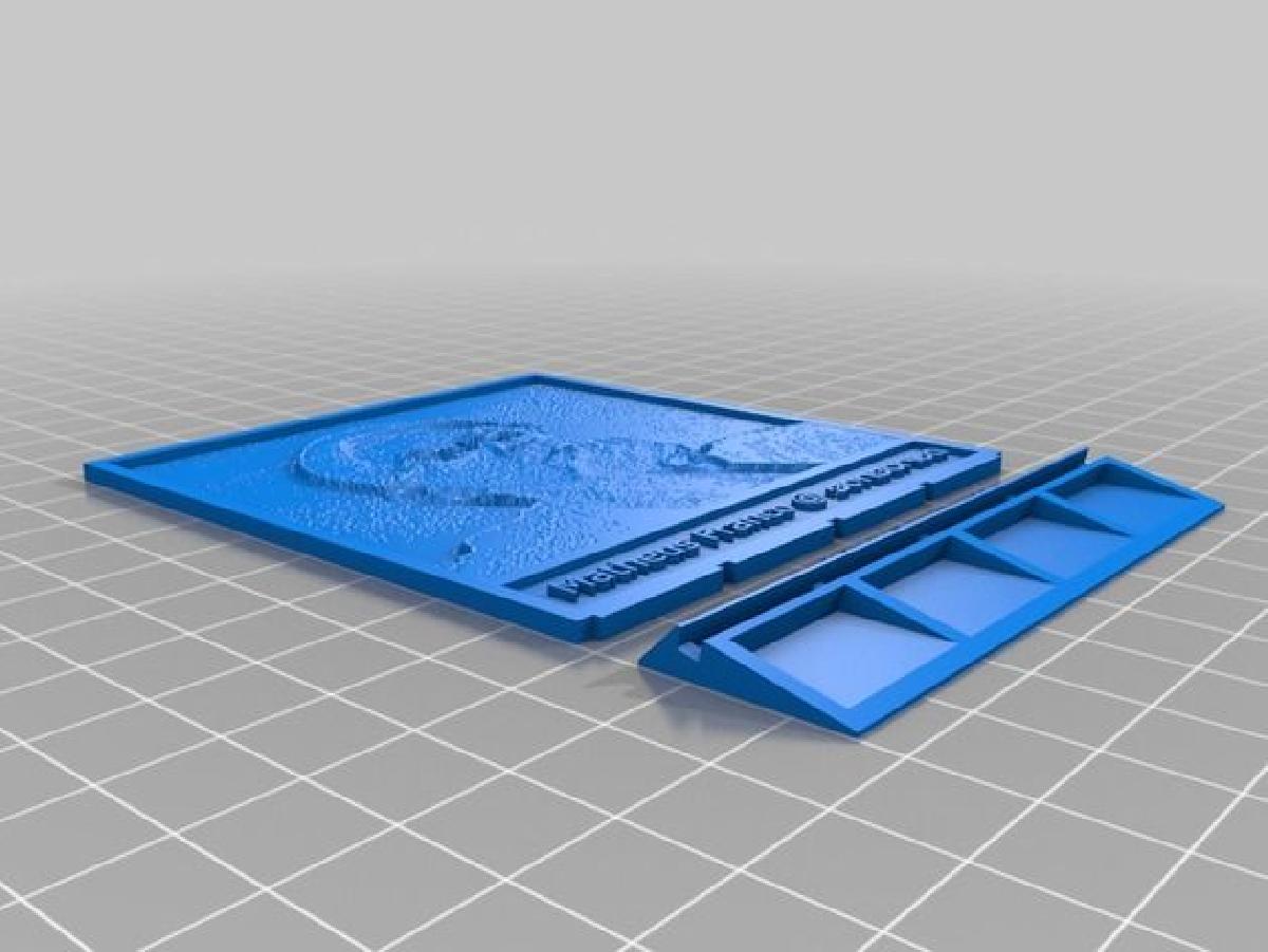 Retrato em litofania de Matheus Franco