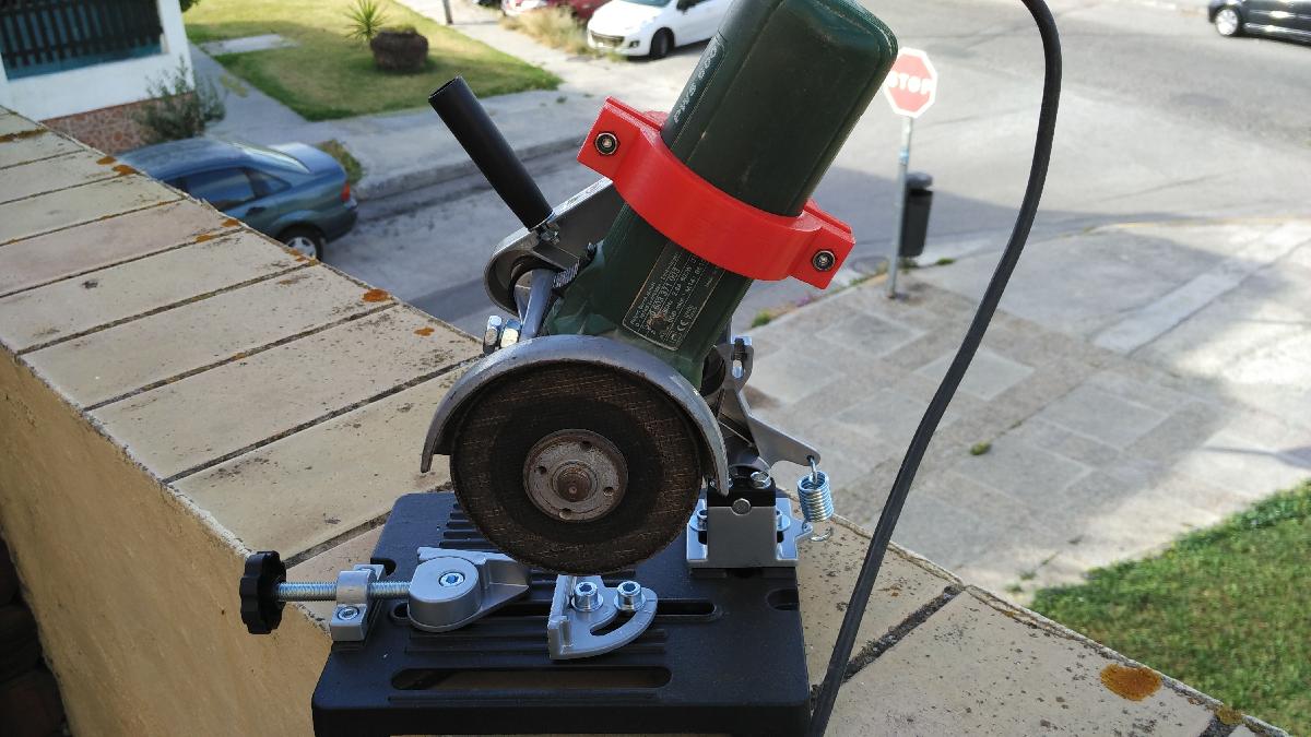 Bridas de suporte da maquina radial Lidel.