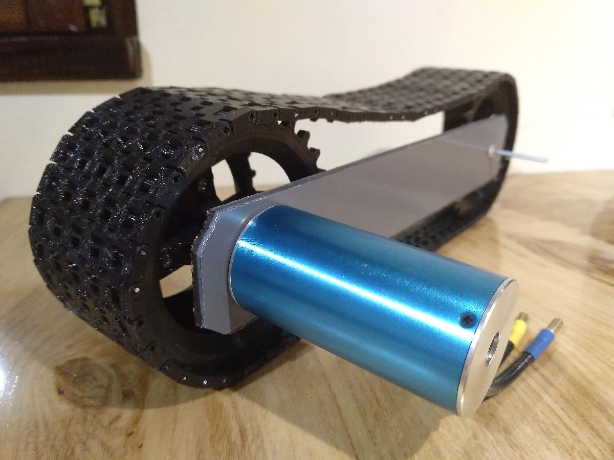 Lagartas, Trilhos de Tanque