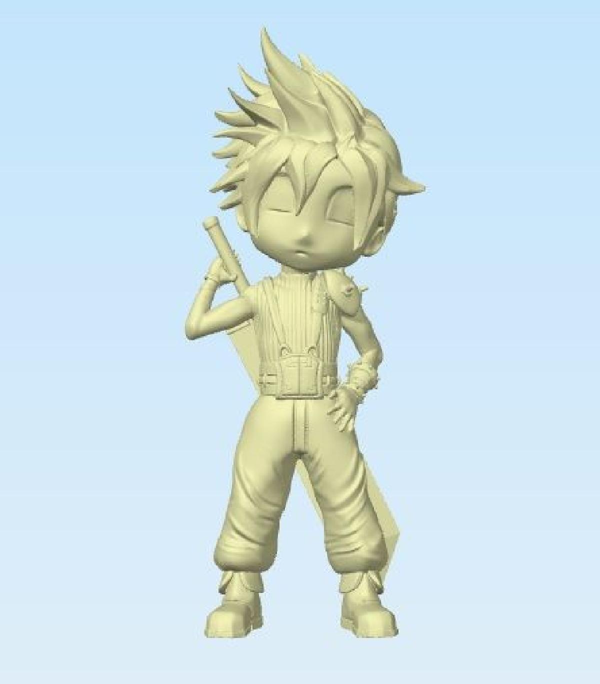 Cloud Chibi Final Fantasy VII