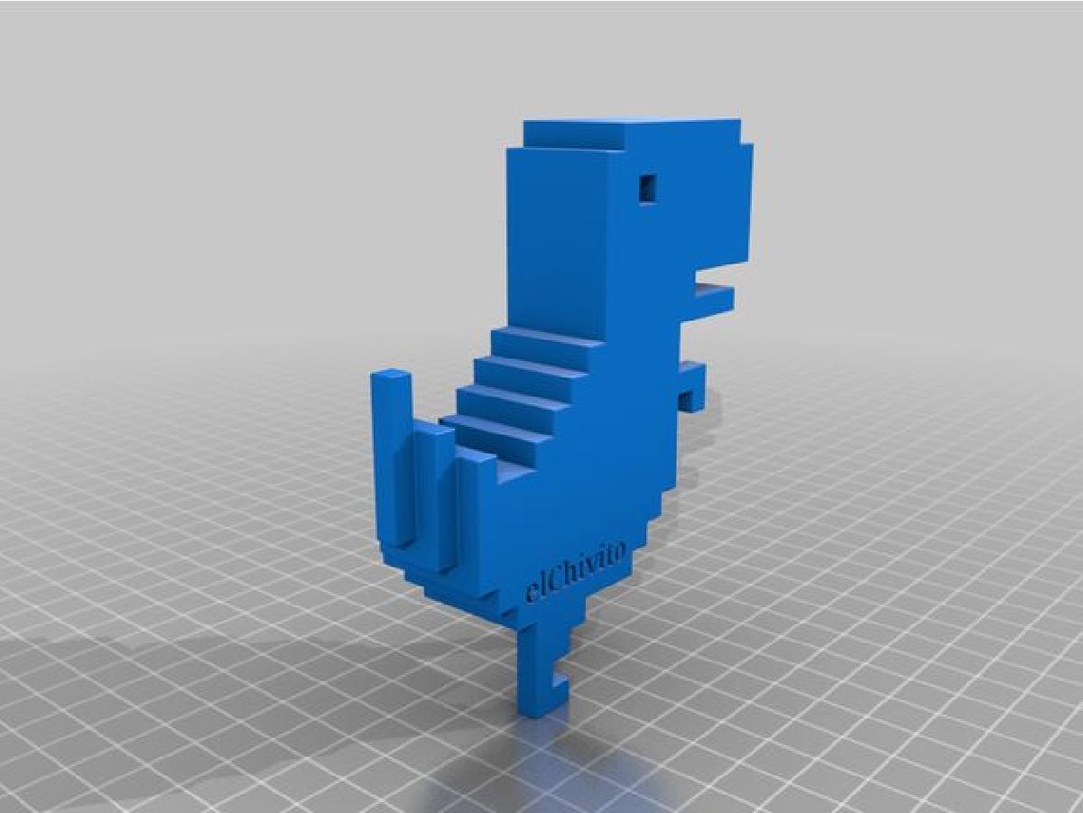 Dinossauro t rex do Google modelo 3d