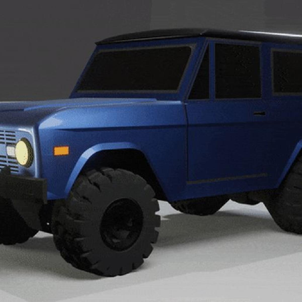 Ford Bronco 1975. CARRO OFF ROAD
