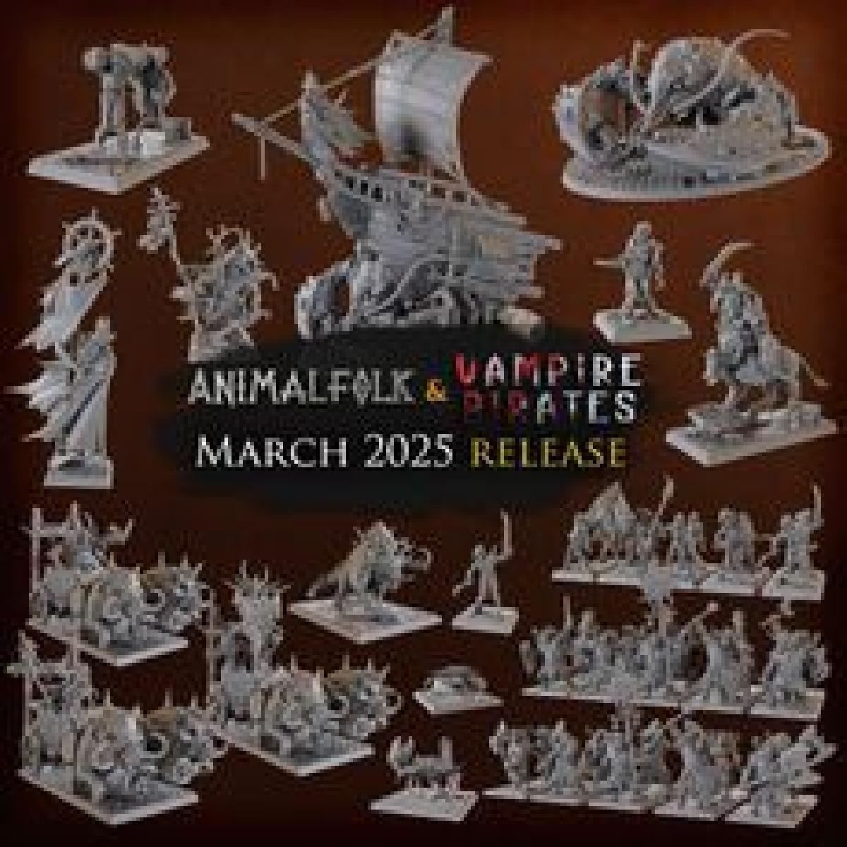 Titan Forge Miniaturas   2025   Marco   Povoanimal e Piratas Vampiros