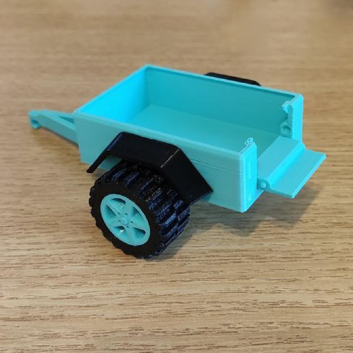 Trailer para MODELO DE JEEP RC (IMPRIMIVEL EM 3D)