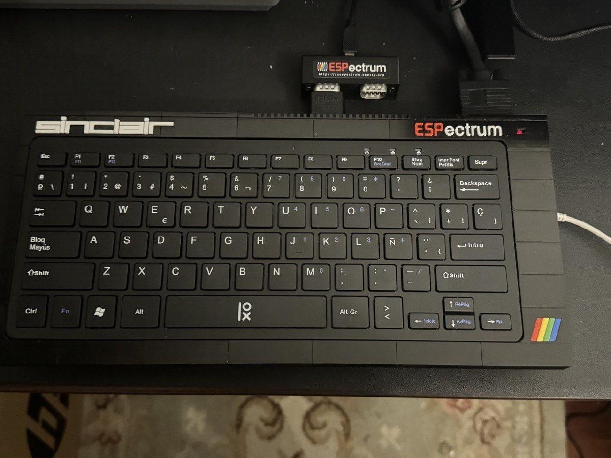 Carcasa do teclado para emulador ESPectrum