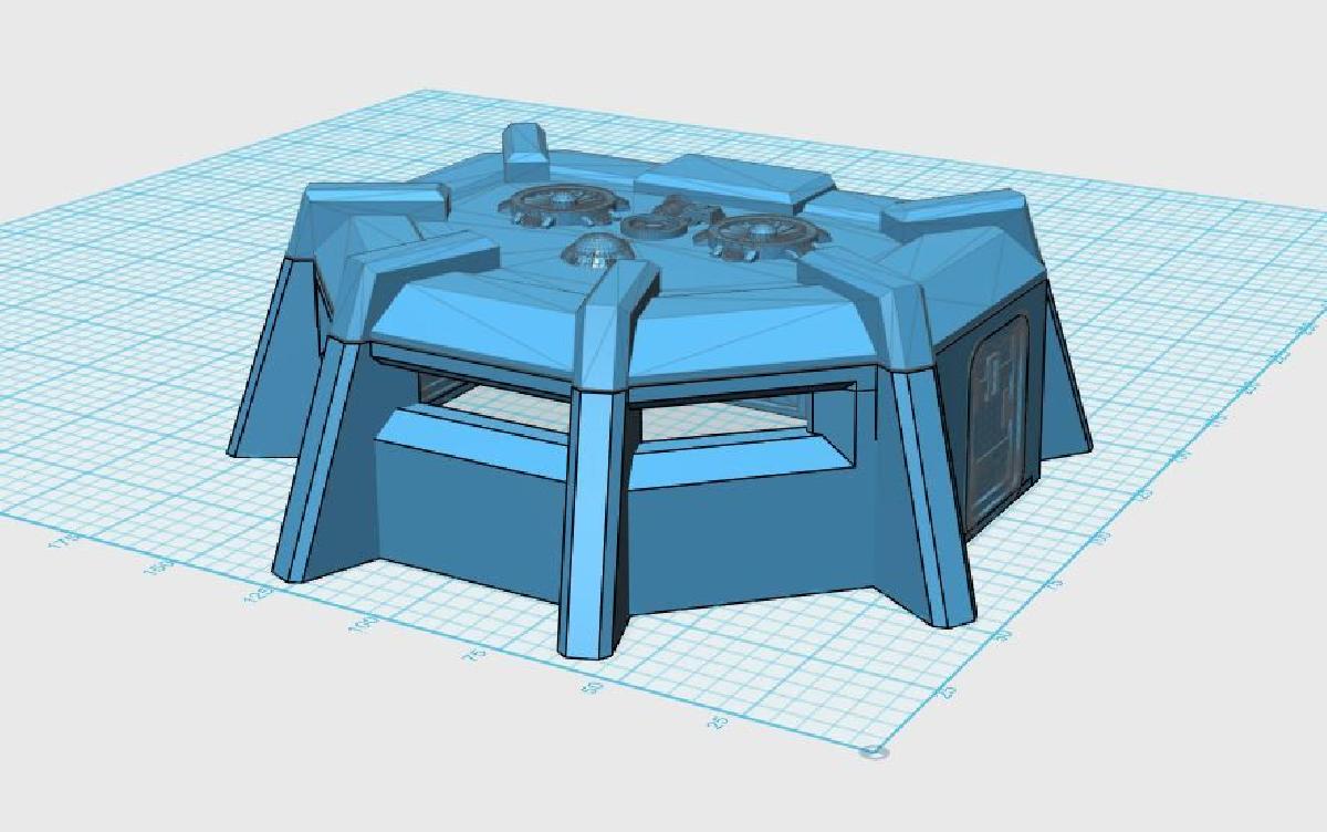 Imperial Bunker Grande Compativel com Wargaming de 28mm