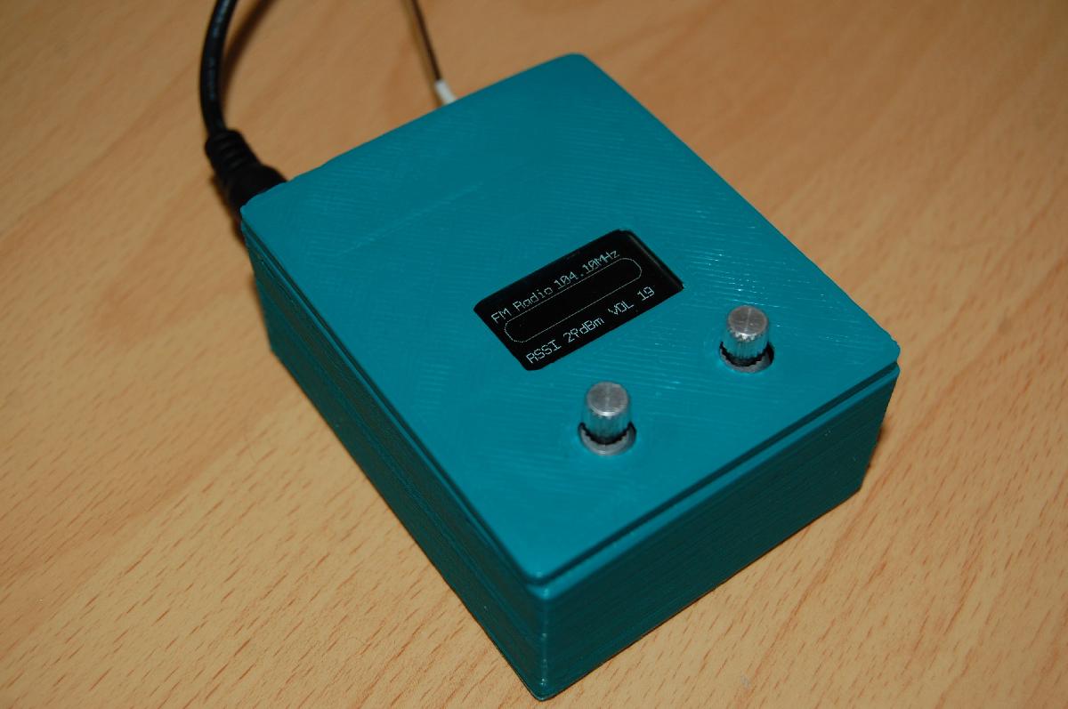 Caixa de Radio FM Si4703 para Arduino Uno