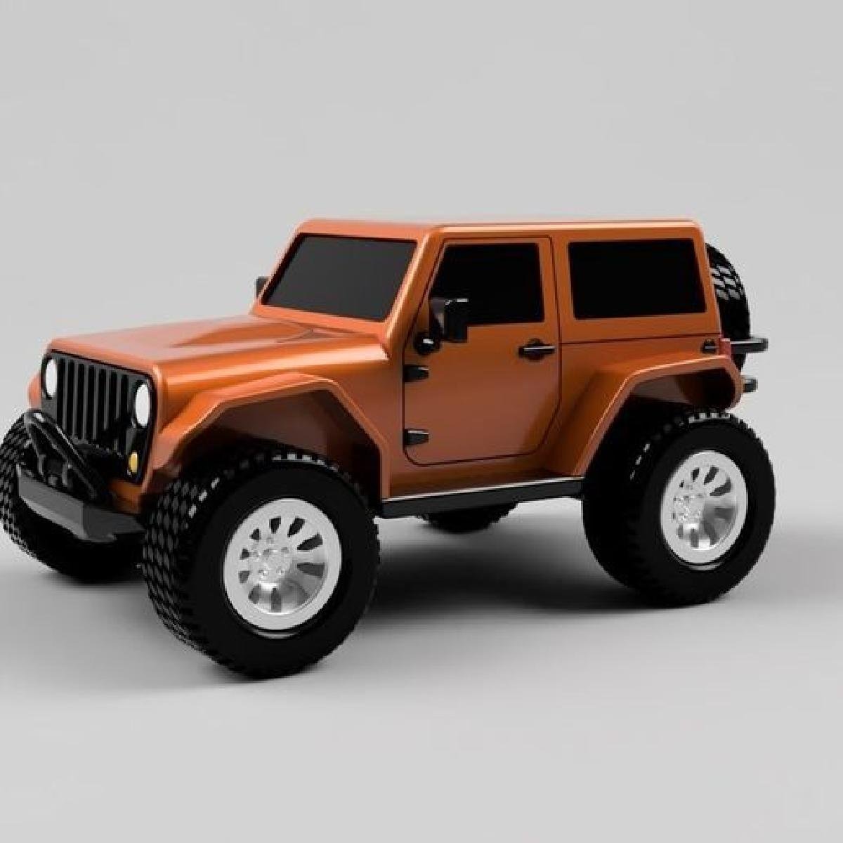 JEEP Wrangler de 2 portas   totalmente imprimivel