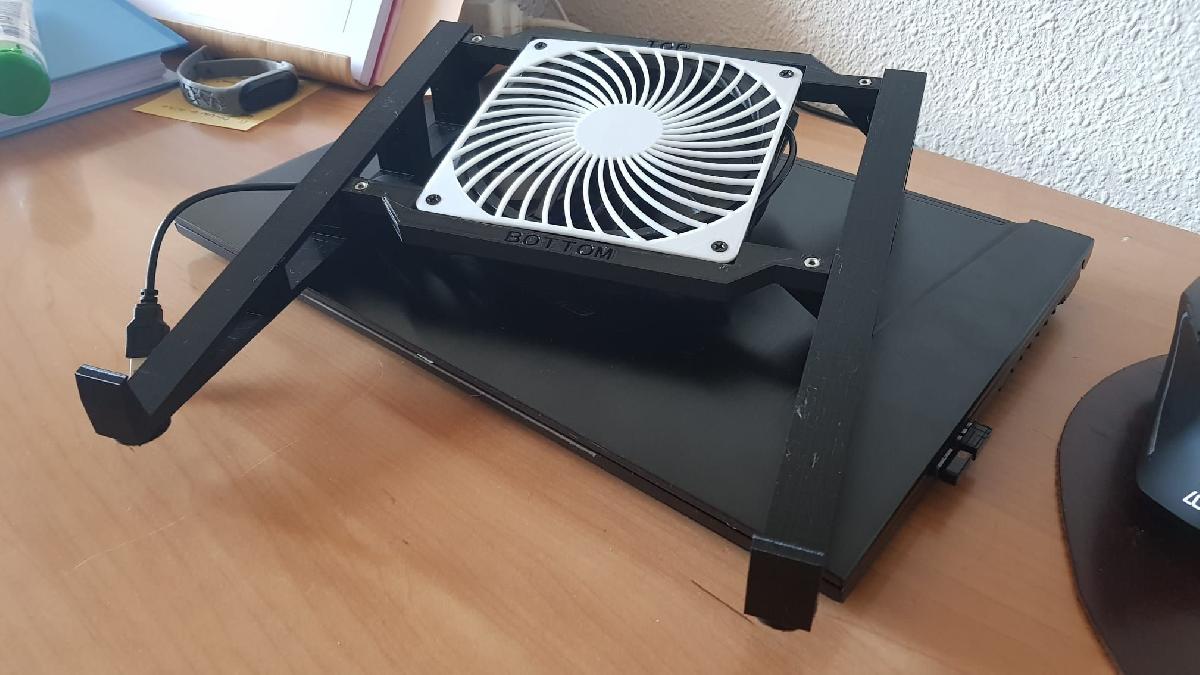 Cooler para Laptop (Modular) Ventoinhas 120mm 140mm 2x120mm