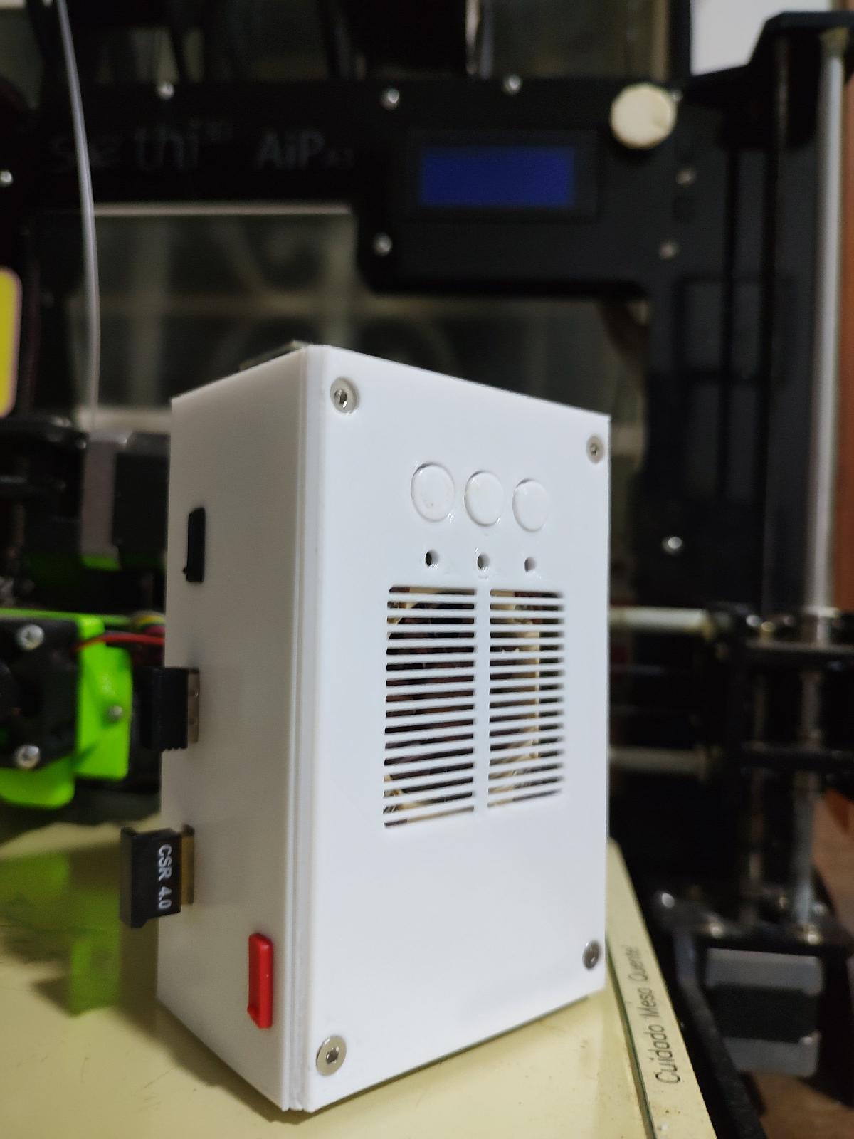 Gabinete MiSTer mais curto (para kit RetroScaler)