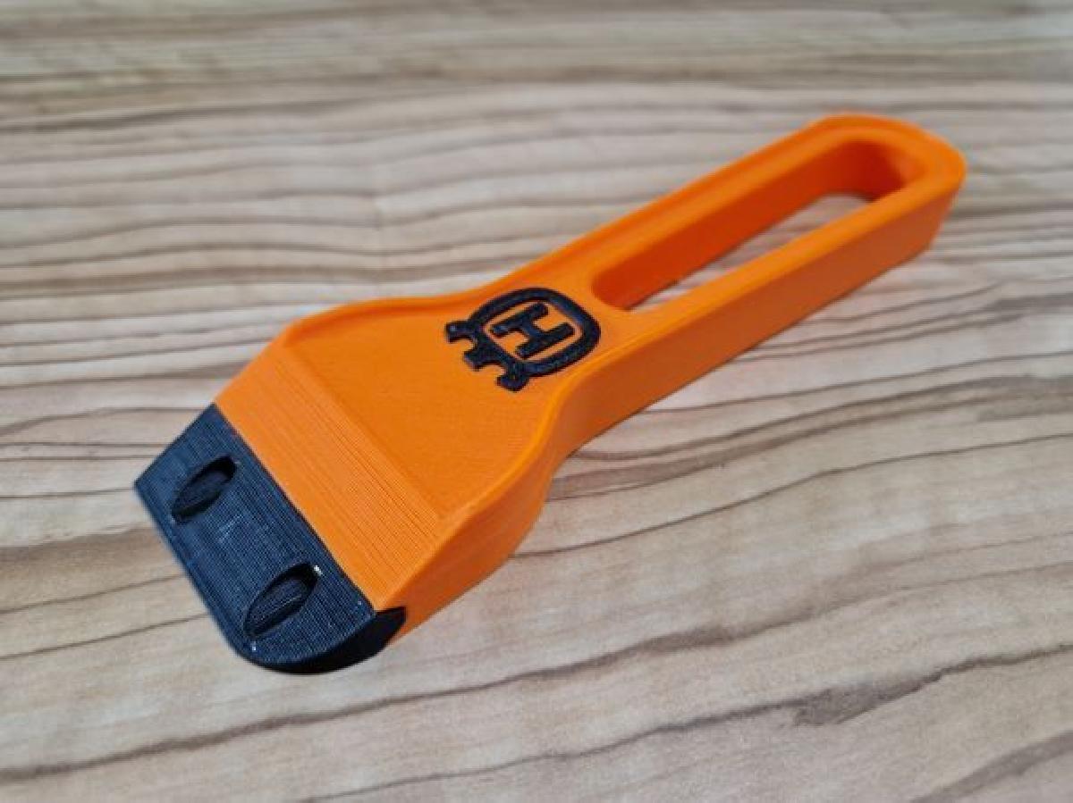 Raspador de cortadora de grama com lamina removivel   cores Husqvarna