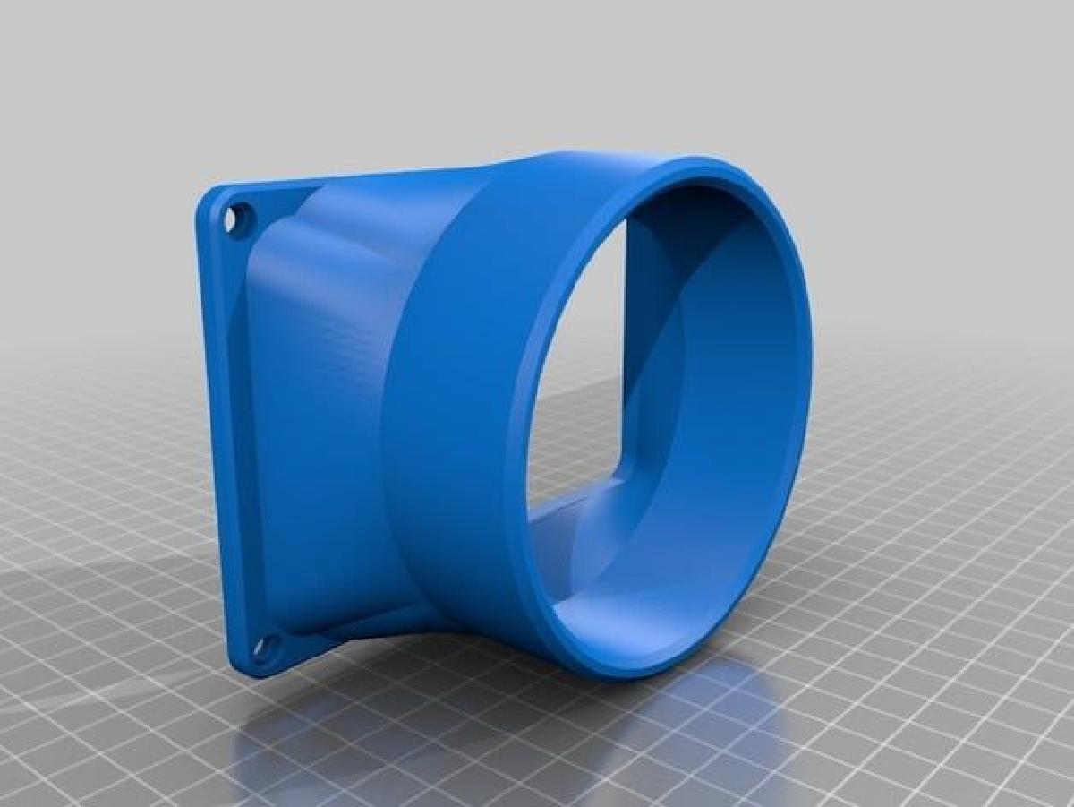 Ventilação traseira para adaptador de 4 "para fóton Anycubic