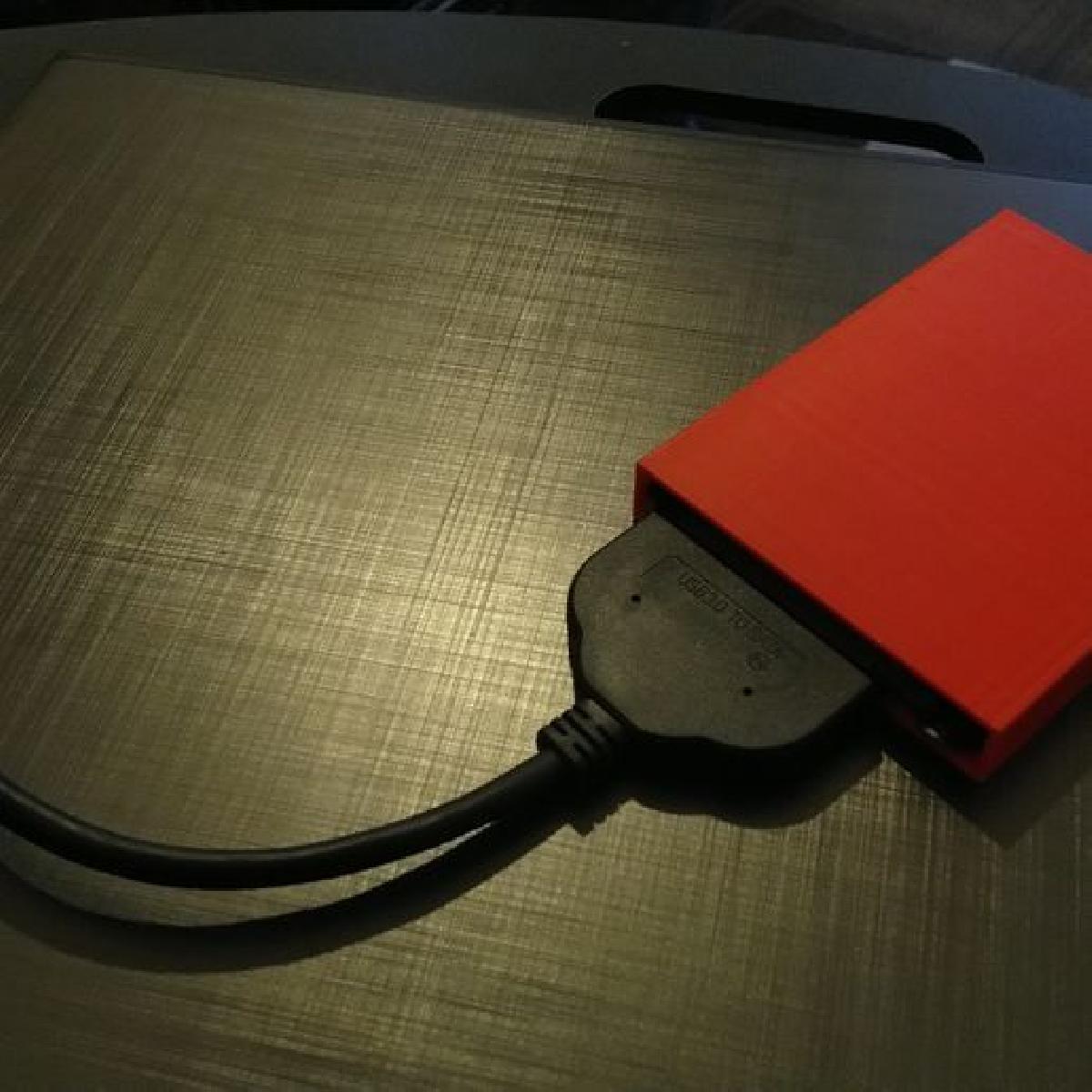 Estojo para disco rigido SATA de 2,5 polegadas