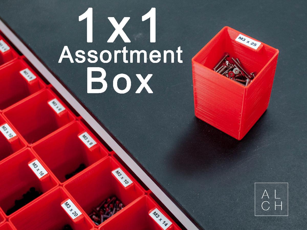 Caixa do sistema de sortimento 1x1