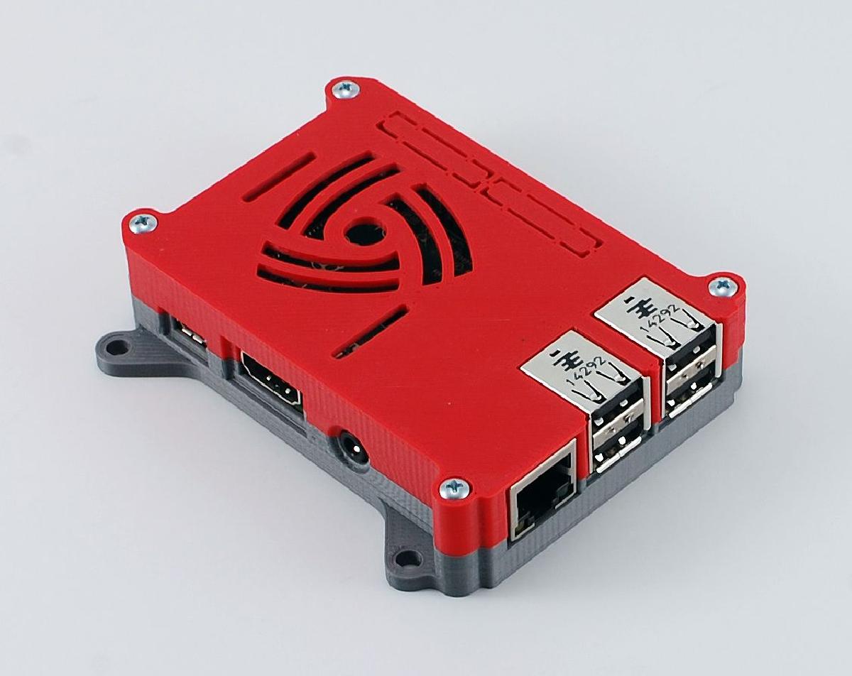 Caixa Raspberry Pi 3 (B/B+), Pi 2 B e Pi 1 B+ com suportes VESA e muito mais