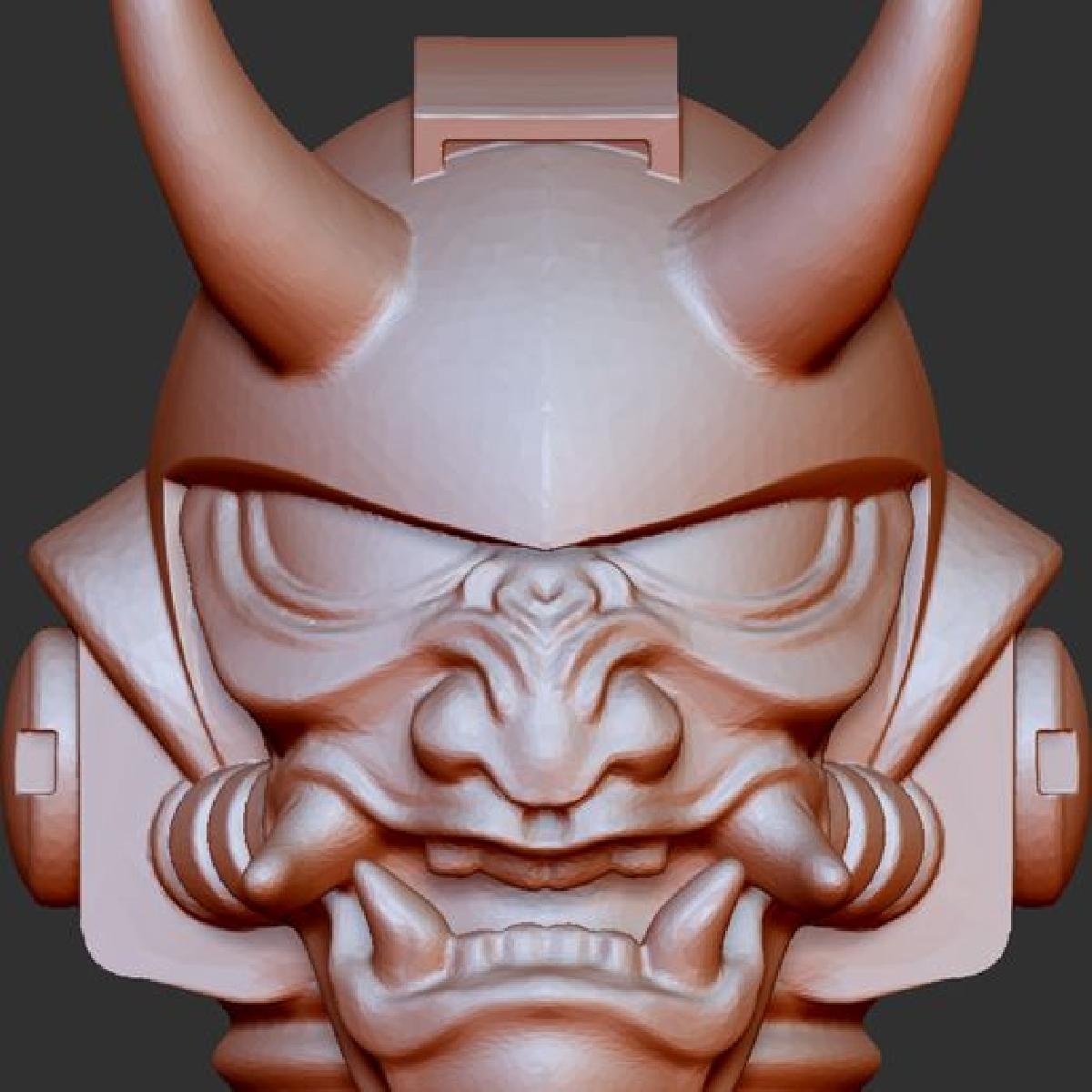 Capacete Warhammer 40k Space Marine Design Personalizado Oni