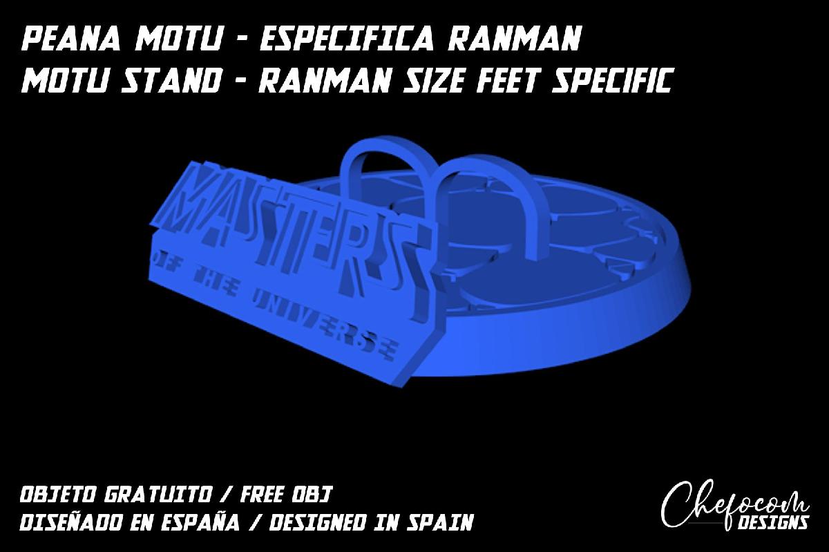 PEANA MOTU   ESPECIFICO RANMAN   MESTRES DO UNIVERSO