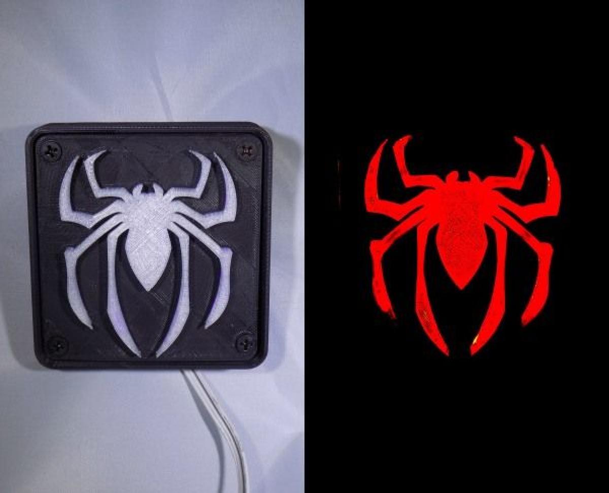 Luz LED SPIDERMAN/Luz Noturna