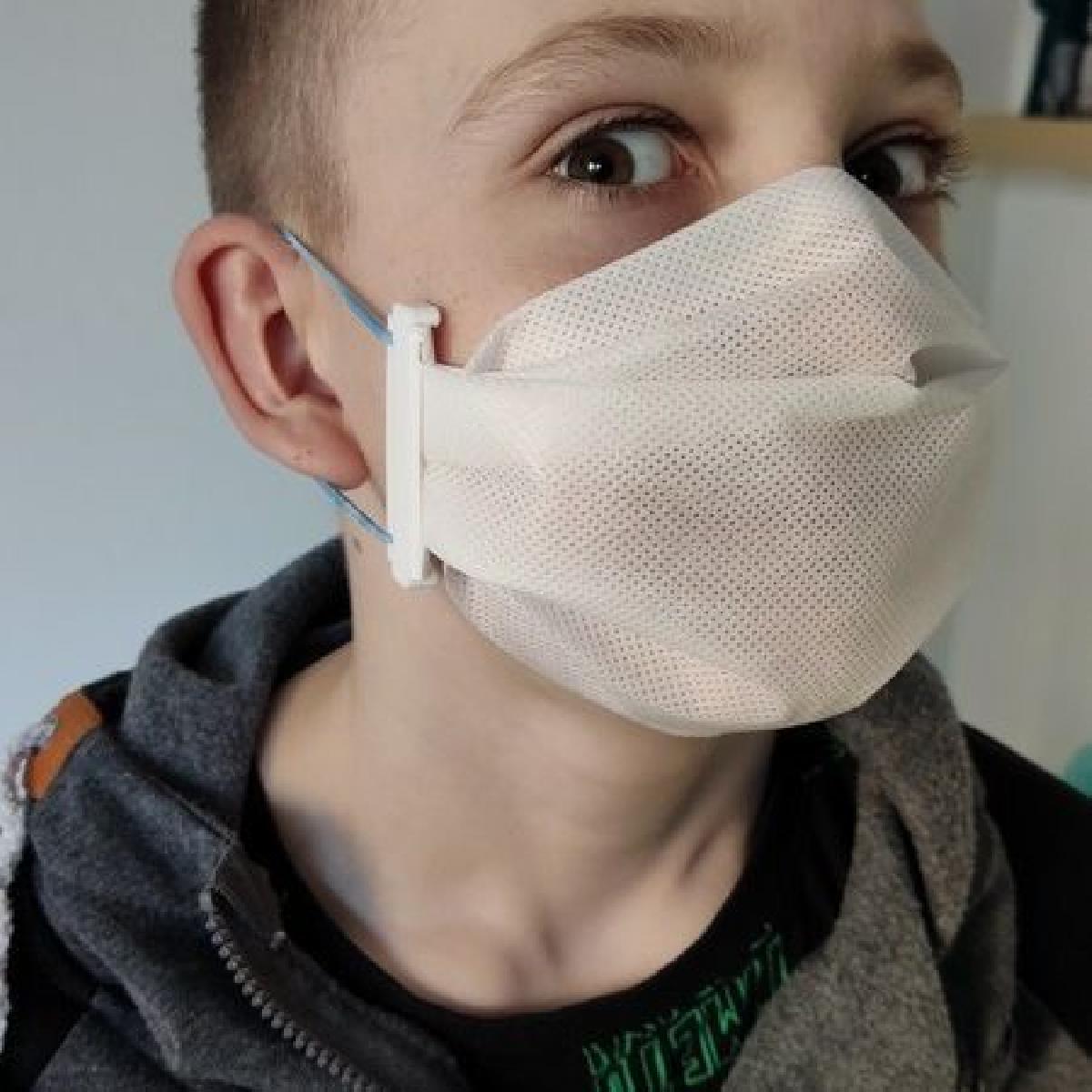 Clipe simples para mascara facial (protecao contra o coronavirus Covid 19)